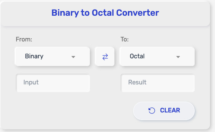 Binary to Octal Converter